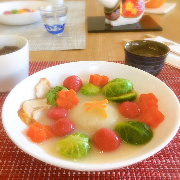 ＊新春の寿ぎ＊あま〜い♡讃岐の白味噌雑煮♪